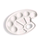 LEBEZ TAVOLOZZA IN PLASTICA 10 SCOMPARTI 23X17 CM COL. BIANCO