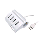 MEDIACOM M-PM6DKUSB MULTIPRESA DA SCRIVANIA CON VANO PORTA TABLET/TELEFONO 6 POSTI + 2 USB