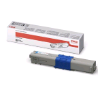 OKI 44469724 TONER CIANO 5.000 PAGINE PER C500 / C510 / C510DN / C530DN / C561DN / C511 / C531 / C530 / MC562 / MC561