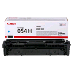 CANON 054 H TONER CIANO 2.300 PAGINE PER PER IMAGECLASS LBP622, MF641; I-SENSYS LBP621, LBP623, MF641, MF643, MF645; SATERA LBP622