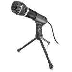 TRUST STARZZ MICROFONO DOTATO DI INTERRUTTORE DI DISATTIVAZIONE AUDIO JACK 3.5mm E BASE A TREPPIEDE