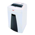 HSM SECURIO C18 DISTRUGGIDOCUMENTI A FRAMMENTO CESTINO 25LT CAPACITA' 9 FOGLI COL. BIANCO