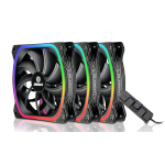 ENERMAX SQUA KIT 3 VENTOLE PWM 120 ILLUMINAZIONE LED RGB INDIRIZZABILI NERO