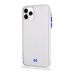 CELLY GLACIER1002WH APPLE iPHONE 11 PRO MAX COVER IN TPU CON RETRO OPACO TRASPARENTE E TASTI IN COLORI A CONTRASTO BIANCO
