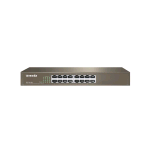 TENDA TEF1016D SWITCH NON GESTITO 16 PORTE FAST ETHERNET 10/100 IN METALLO MONTABILE SU RACK