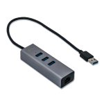 I-TEC METAL U3METALG3HUB HUB DI INTERFACCIA 3xUSB 3.0 TYPE-A 5.000 MBIT/S GRIGIO