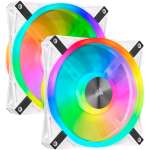 CORSAIR iCUE QL140 CONFEZIONE 2 VENTOLE ILLUMINAZIONE LED RGB DIAMETRO 14CM 550/1.250 RPM