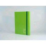 BREFIOCART NEW COLOR CARTELLE C/ELASTICO PIATTO IN CARTONCINO PLASTIFICATO 250X350MM A4 DORSO 3CM VERDE CHIARO