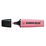 STABILO BOSS ORIGINAL PASTEL EVIDENZIATORE PUNTA A SCALPELLO 2/5 mm CILEGIO CONF 10 Pz.