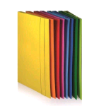 BREFIOCART LUCIDE CARTELLE CON ELASTICO IN CARTONCINO 3 LEMBI 350X250 mm VERDE CHIARO CONF 10 Pz. 