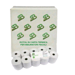 SA.BA.CART ROTOLO IN CARTA TERMICA X REGISTRATORE DI CASSA SABAPLUS MM80X80MT ANIMA 12 mm CONF 5 Pz.