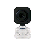 TECHMADE TM-C012 WEBCAM USB CON MICROFONO 12MPX 30 FPS SENSORE CMOS LENTE 3P ALTA RISOLUZIONE PLUG AND PLAY NERO