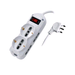 MEDIACOM M-PM06 MULTIPRESA COMPATTA 6 POSTI CON INTERRUTTORE
