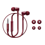 TCL MTRO100RD AURICOLARE CON MICROFONO IN-EAR EXTRA BASS ROSSO