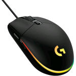 LOGITECH G203 LIGHTSYNC GAMING MOUSE RGB 6 PULSANTI 8.000 DPI NERO