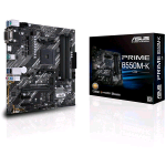 ASUS PRIME B550M-K SCHEDA MADRE MICRO ATX AMD B550 (RYZEN AM4), DUAL M.2, PCIE 4.0, 1 GB LAN, HDMI/D-SUB/DVI, SATA 6 GBPS, USB 3.2 GEN 2 TYPE-A