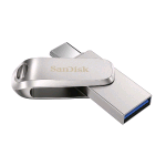 SANDISK ULTRA DUAL LUXE CHIAVETTA USB 64GB TYPE-C USB 3.1 GEN 1 VELOCITA DI LETTURA 150 MB/S ARGENTO