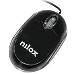 NILOX MINI MOUSE OTTICO USB 3 TASTI NERO