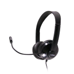 NILOX CUFFIE ACOUSTIC USB CON MICROFONO REGOLAZIONE DEL SUONO MODALITÀ MUTE DELL'ALTOPARLANTE E DEL MICROFONO NERO