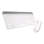 LOGITECH COMBO MK470 SET TASTIERA SLIM + MOUSE WIRELESS BIANCO