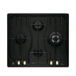 ELECTROLUX RGG6243LOR PIANO COTTURA A GAS DA INCASSO 4 FUOCHI ACCIAIO SMALTATO NERO