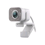 LOGITECH STREAMCAM WEBCAM FULL HD 1080p 60 fps AUDIO USB-C 3.1 BIANCA