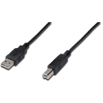 DIGITUS CAVO PROLUNGA USB 2.0 A/B, MASCHIO/MASCHIO 1.8 MT NERO