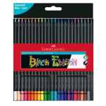 FABER CASTELL PASTELLI BLACK EDITION COLORI ASSORTITI CONF 24 Pz.