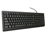 TRUST TK-150 SILENT KEYBOARD TASTIERA USB ULTRA SILENZIOSA LAYOUT ITALIANO CAVO 1.8 MT NERO