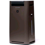 SHARP UA-HG40E-T PURIFICATORE D'ARIA CON FUNZIONE UMIDIFICATORE 24W 3 FILTRI FINO A 28MQ GRIGIO