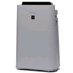 SHARP UA-HD60E-L PURIFICATORE D'ARIA CON FUNZIONE UMIDIFICATORE 54W 3 FILTRI FINO A 48MQ GRIGIO