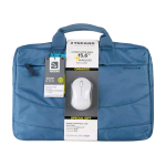 TUCANO PC BAG BORSA PER NOTEBOOK BLU + MOUSE WIRELESS BIANCO