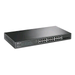 TP-LINK TL-SG2428P SWITCH DI RETE 24 PORTE RJ-45 10/100/1000Mbps POE + 4 SLOT SFP 10/100/1000Mbps COLORE NERO
