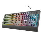 TRUST ZIVA TASTIERA GAMING USB LAYOUT ITALIANO RETROILLUMINAZIONE MULTICOLOR COLORE NERO