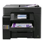 EPSON ECOTANK ET-5850 STAMPANTE MULTIFUNZIONE INK JET A4 A COLORI WI-FI FAX DUPLEX LAN USB 25ppm