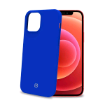 CELLY FEELING APPLE iPHONE 12/12 PRO COVER IN SILOICONE SOFT TOUCH BLU