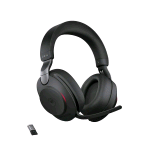 JABRA EVOLVE2 85 CUFFIE CON MICROFONO WIRELESS MS CON ADATTATORE BLUETOOTH USB TIPO A JACK 3,5 MM NERO