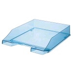 HAN KLASSIK VASCHETTA PORTACORRISPONDENZA IMPILABILE IN POLISTIROLO 65X255X348 mm AZZURRO