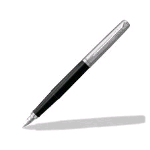 PARKER JOTTER ORIGINALS PENNA STILOGRAFICA PUNTA MEDIA INCHIOSTRO NERO E BLU FUSTO NERO