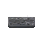 MEDIACOM OFFICE CX4500 TASTIERA USB CON POGGIAPOLSI 118 TASTI NERO