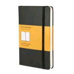 MOLESKINE TACCUINO FORMATO POCKET 140X90 mm 192 FOGLI A QUADRETTI  5M COPERTINA MORBIDA NERO