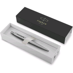 PARKER JOTTER PORTAMINE A SCATTO MINA 0,5 CON GOMMINO IN ACCIAIO INOSSIDABILE FINITURA CROMATA CONFEZIONE REGALO 