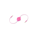 RETRAK CAVO PER MP3 2 X M JACK 3.5 MM 1.5 M ROSA