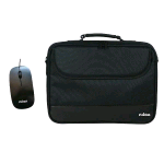 NILOX KIT BORSA CON TRACOLLA PER NOTEBOOK DA 16" IN POLIESTERE 41,5X31,5X6 CM NERO + MOUSE USB 