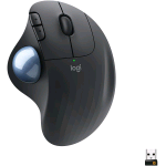 LOGITECH ERGO M575 MOUSE TRACKBALL WIRELESS ERGONOMICO NERO