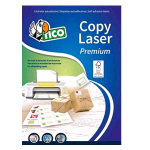 TICO COPY LASER PREMIUM CONF 200 ETICHETTE ADESIVE 210X148 mm BIANCO OPACO 