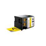 DYMO XTL NASTRO PER ETICHETTE IN VINILE 54 MM X 7 MT GIALLO STAMPA NERA