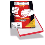 MARKIN CONF 1000 ETICHETTE ADESIVE 70X52 mm BIANCO 