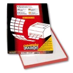 MARKIN CONF 600 ETICHETTE ADESIVE 101X95 mm BIANCO 
