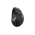 TRUST VOXX ERGONOMIC RECHARGEABLE MOUSE VERTICALE WIRELESS 2.400 DPI 9 TASTI CON DISPLAY LED NERO